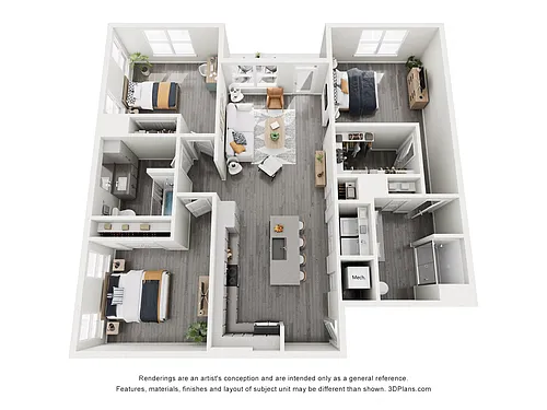 Floor plan 1C