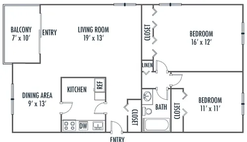 Floor plan 2X1