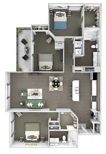Floor plan C1 (Sanderling)