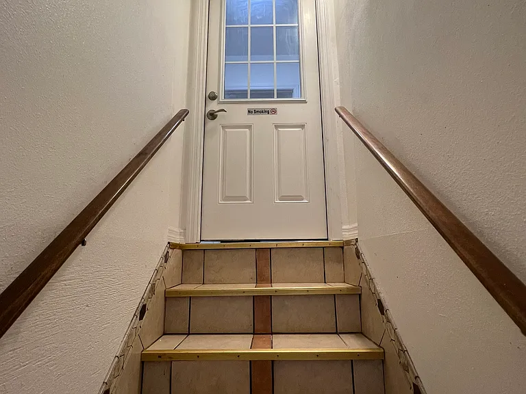 Entry door to upstairs unit