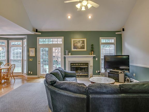 Great room with fireplace