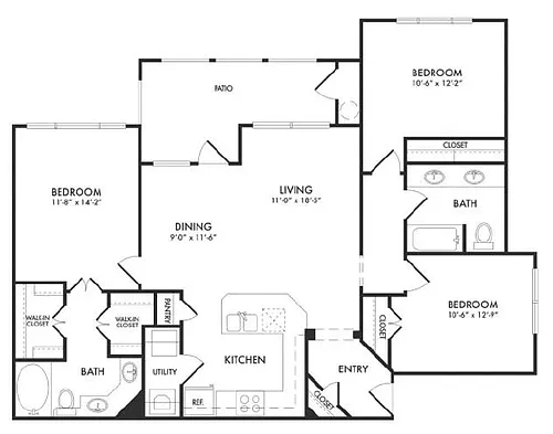 Floor plan C1