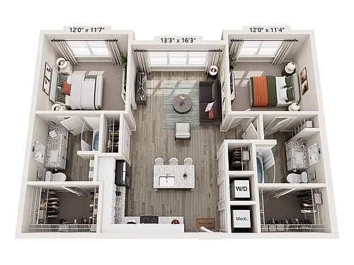 Floor plan B2