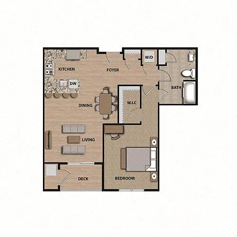Floor plan A-1E