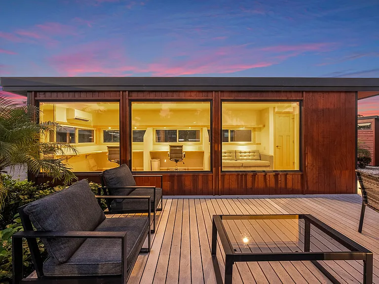 Public Outdoor Lounge Area + Work Space