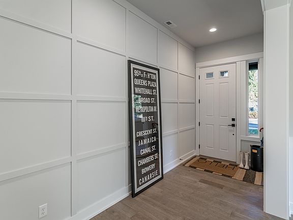 Custom Millwork wall adds fine detail!