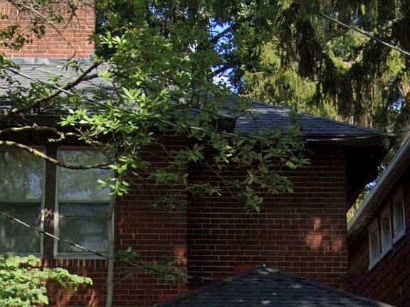 Front of house from lower sidewalk