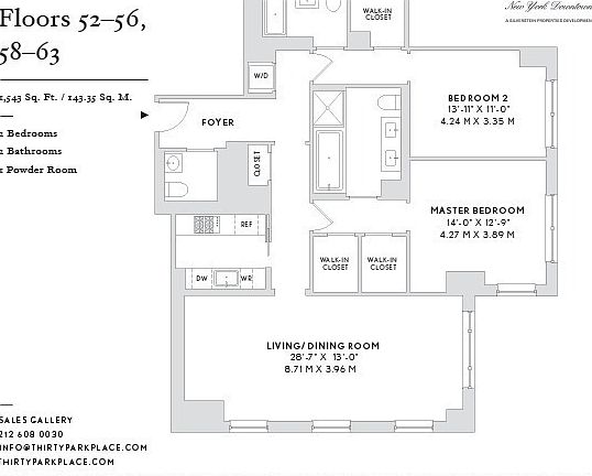 2nd image of 30 Park Pl APT 58C