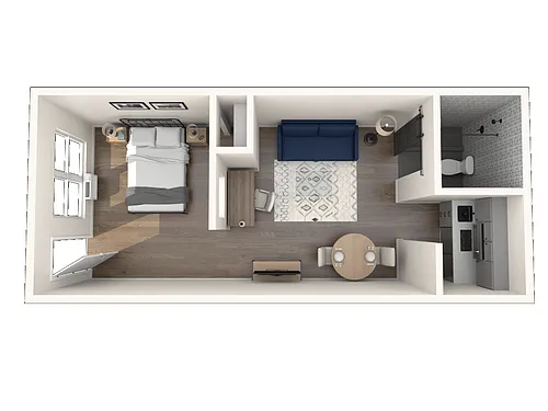 Floor plan Urban 1x1 B