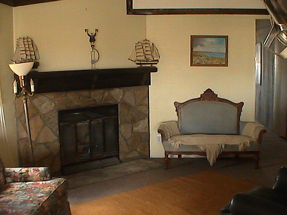Fireplace in great room