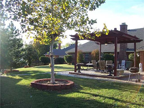 View of large backyard