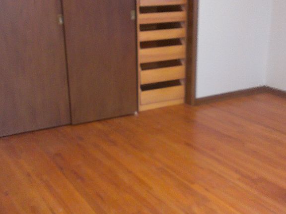 Bedroom with large closet/built in drawers