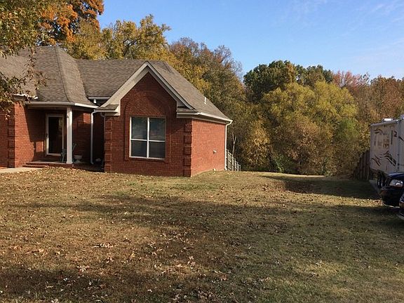 Right side of house.