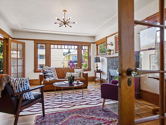 French Doors lead to the living room