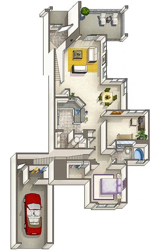 Floor plan Dillon Renovated