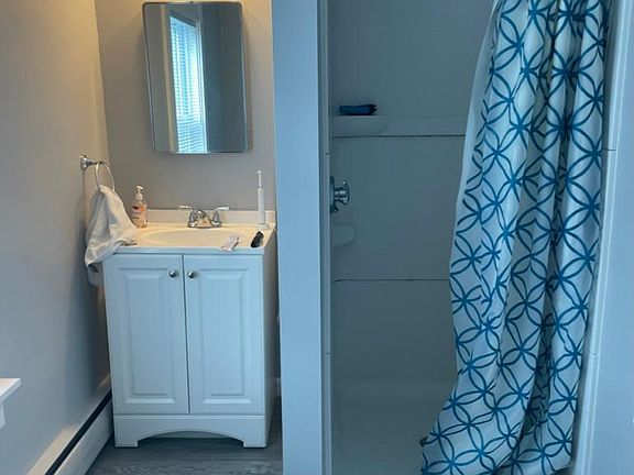 Recently updated bathroom.