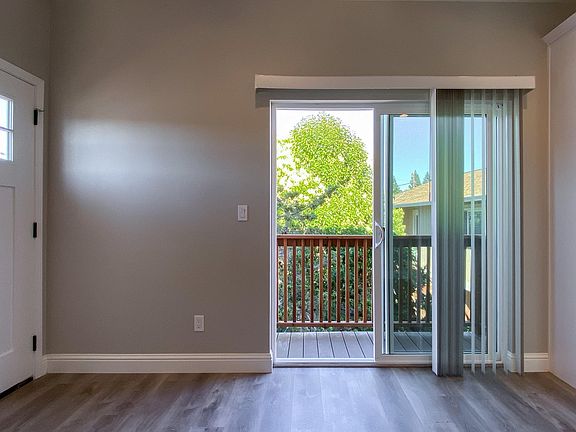 Private balcony from living room