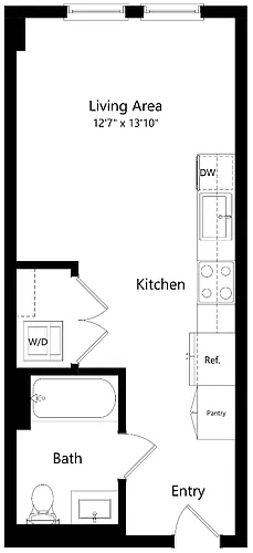 Floor plan Studio S2