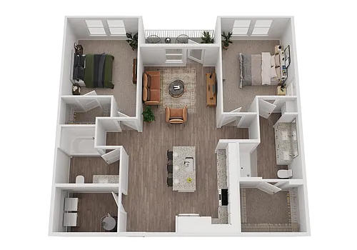 Floor plan B1C