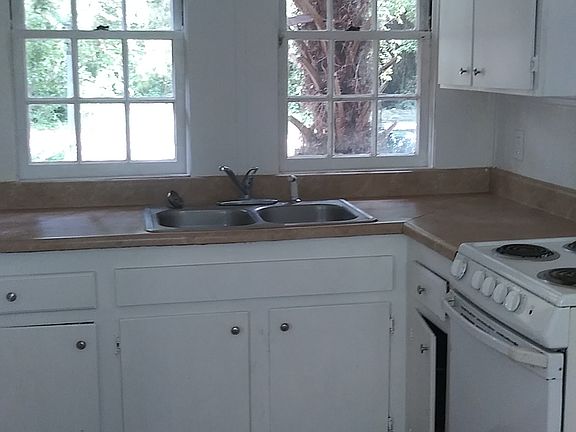 Kitchen facing east window (toward backyard)