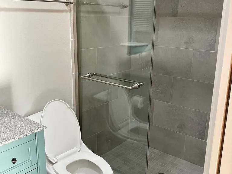 Updated guest bathroom.