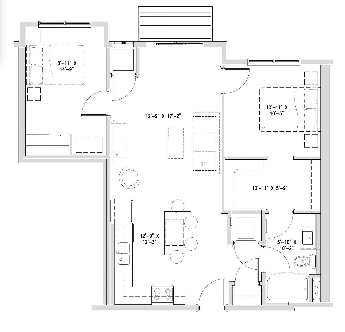 Floor plan Caribou Falls