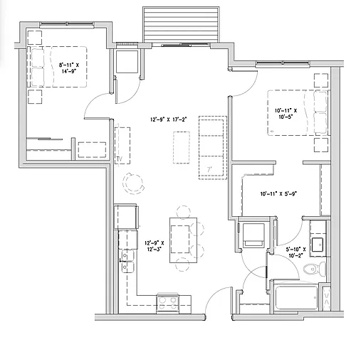 Floor plan Caribou Falls
