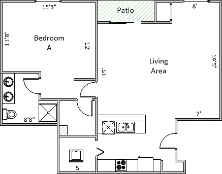 Floor plan 305