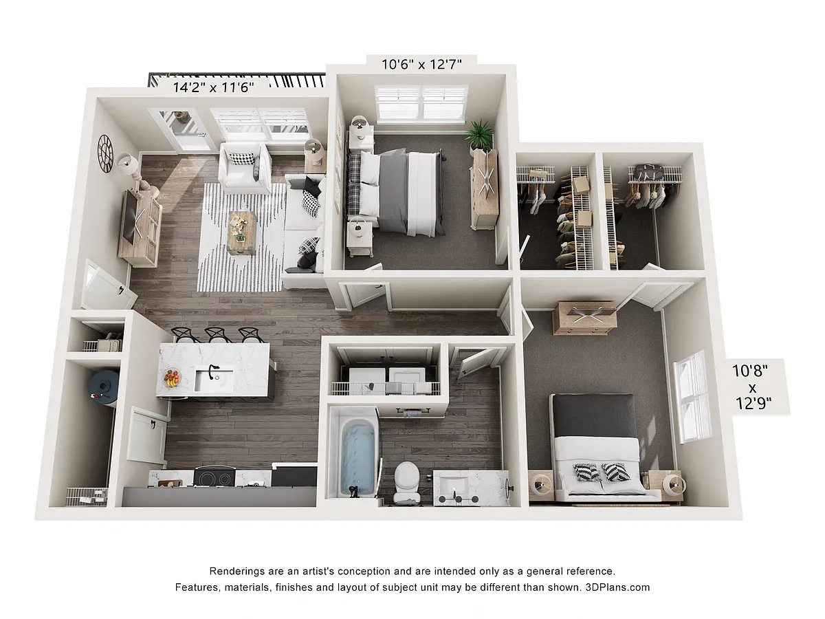 Floor plan The Cambridge