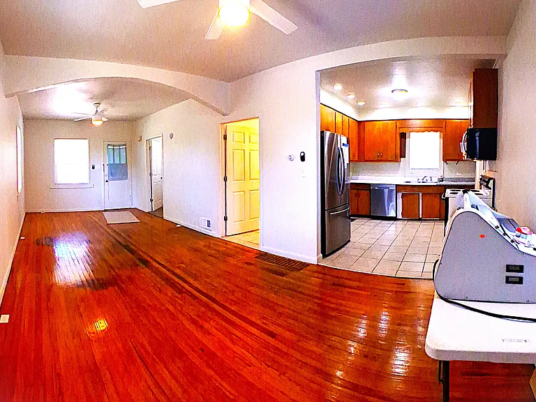 Living room from back