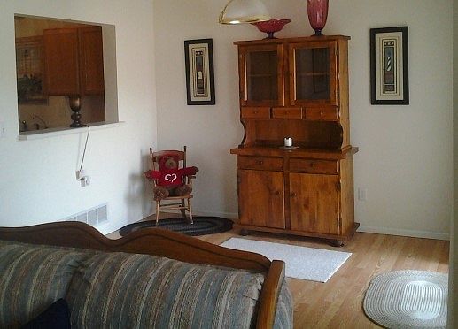 View to right as enter unit