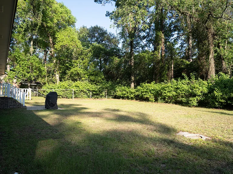 Large fenced in backyard. Very private also.