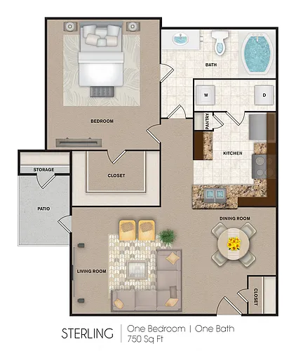 Floor plan Sterling