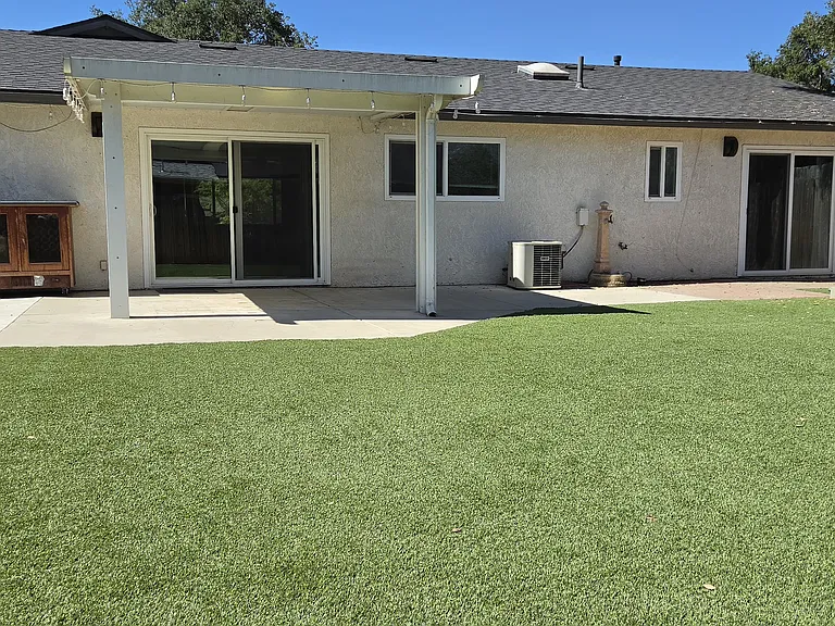 Large patio with all season cover.