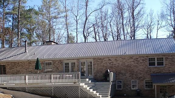 Great deck, new metal roof