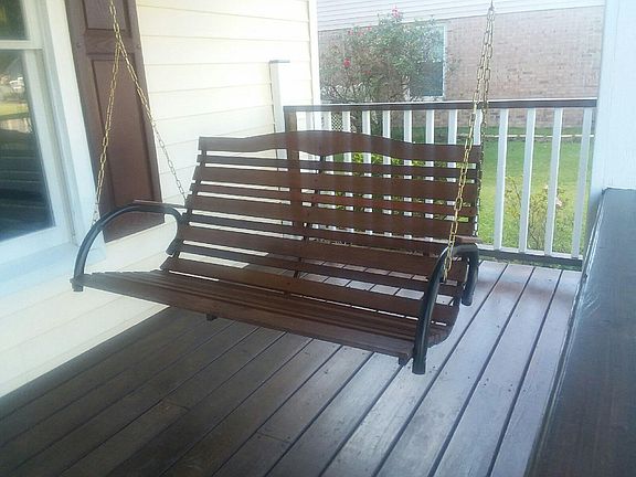 Porch swing included! 