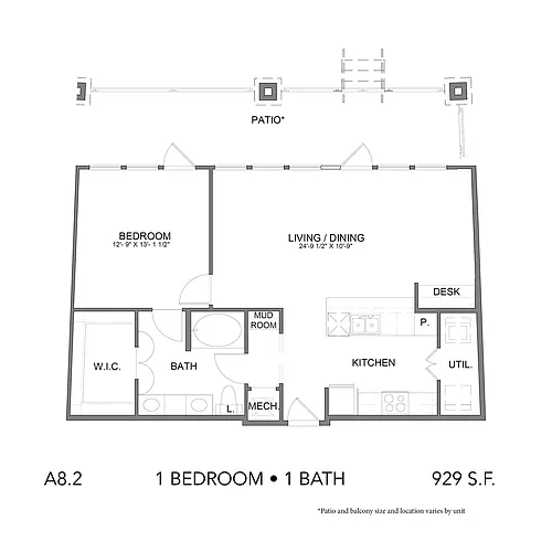 Floor plan A82