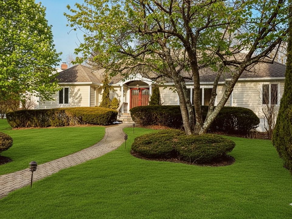 Front of house in the summer
