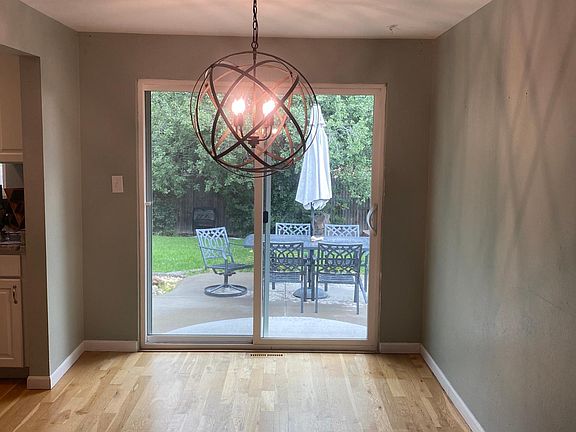 Dining area off of kitchen