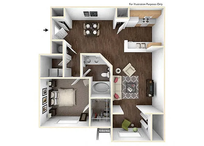 Floor plan Magnolia Sunroom