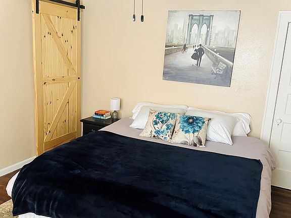 Bedroom with king bed