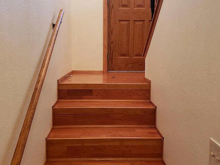 stairway leading up from the basement