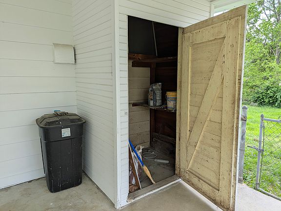 built in storage in carport area (it will be cleaned out!)