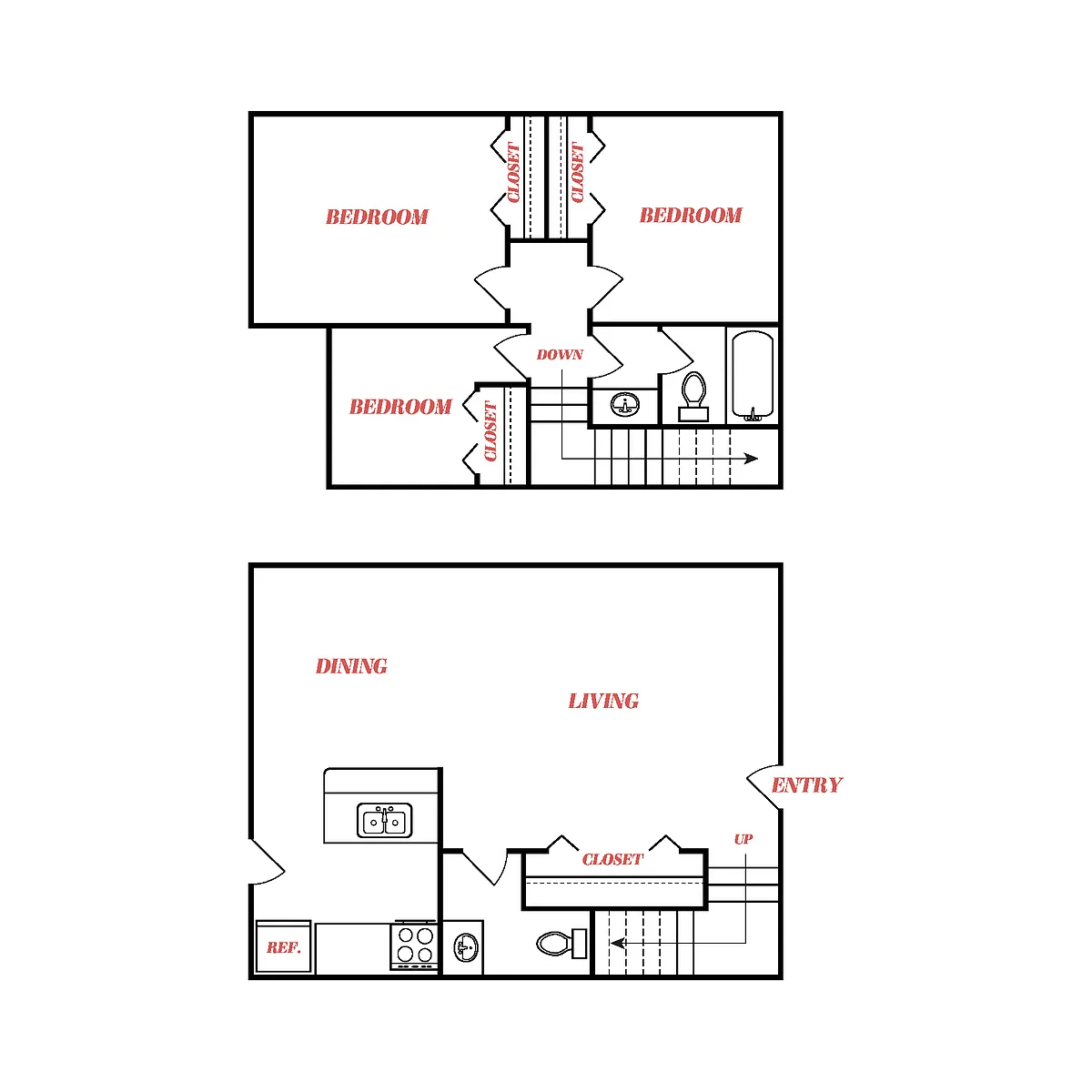 Floor plan C3 Renovated