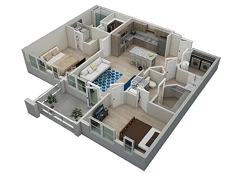 Floor plan Meridian