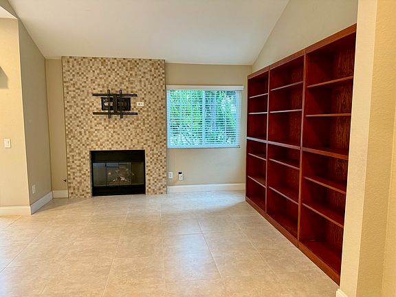 Fireplace in living room