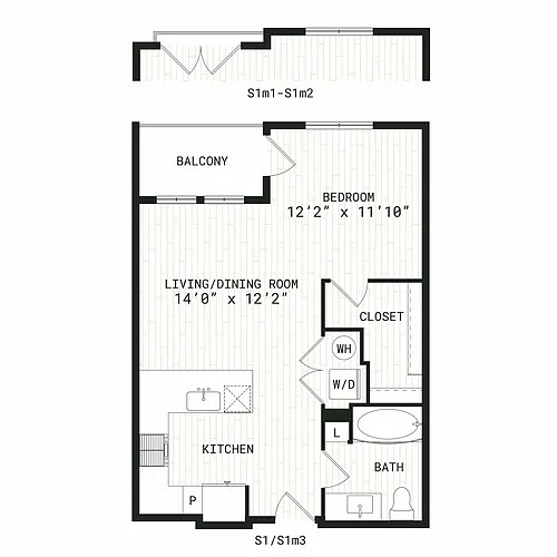 Floor plan S1m1