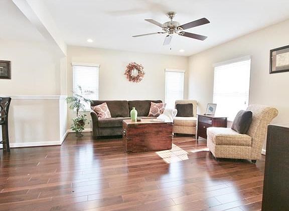 Hickory floors throughout main level.