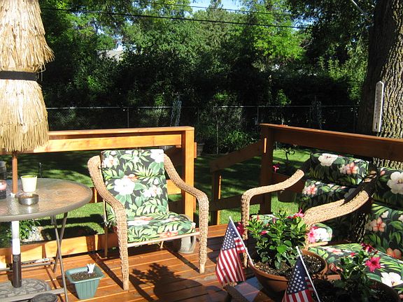 New cedar deck