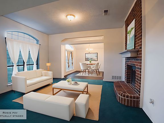 Virtual Staged Formal Living Room